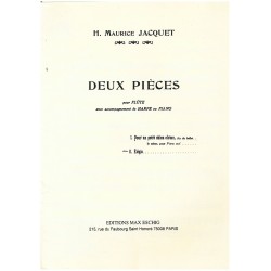 H. Maurice Jacquet, Deux pièces