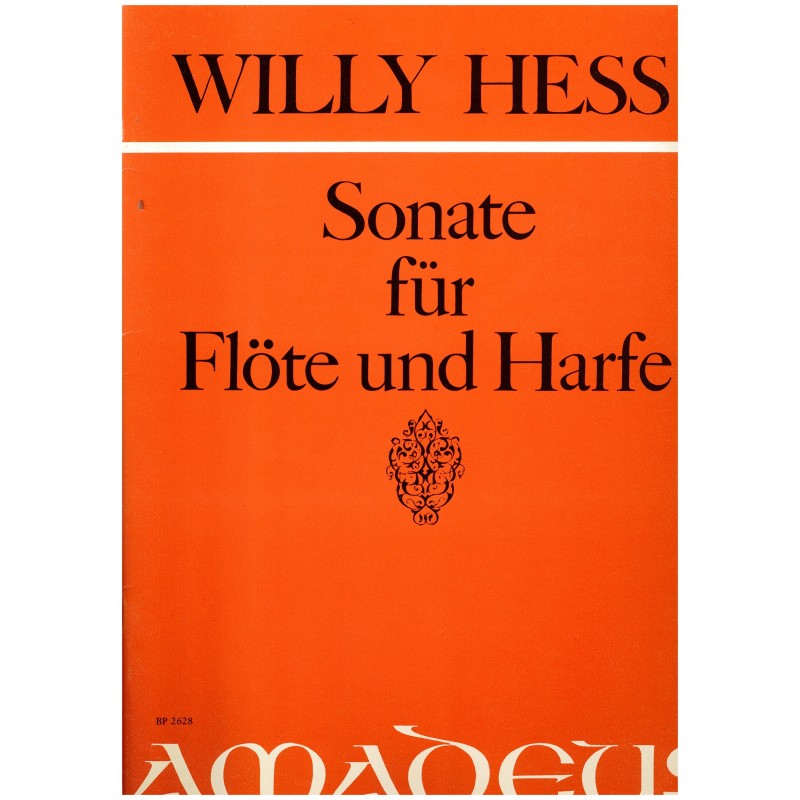 Willy Hess, Sonate für Flöte und Harfe