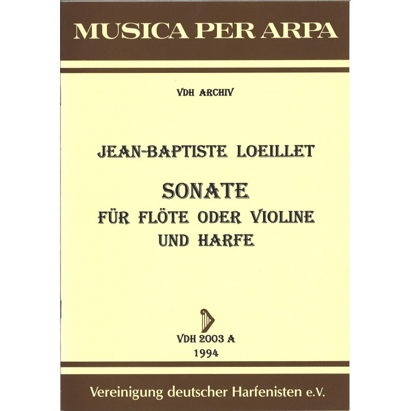 Jean-Baptiste Loeillet, Sonate