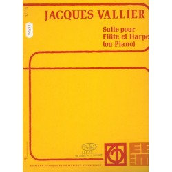 Jacques Vallier, Suite pour Flûte et Harpe (ou Piano)