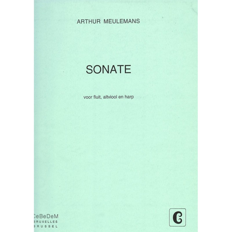 Arthur Meulemans, Sonate