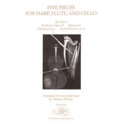 Moreen Thomas, Five Pieces for Harp, Flute and Cello