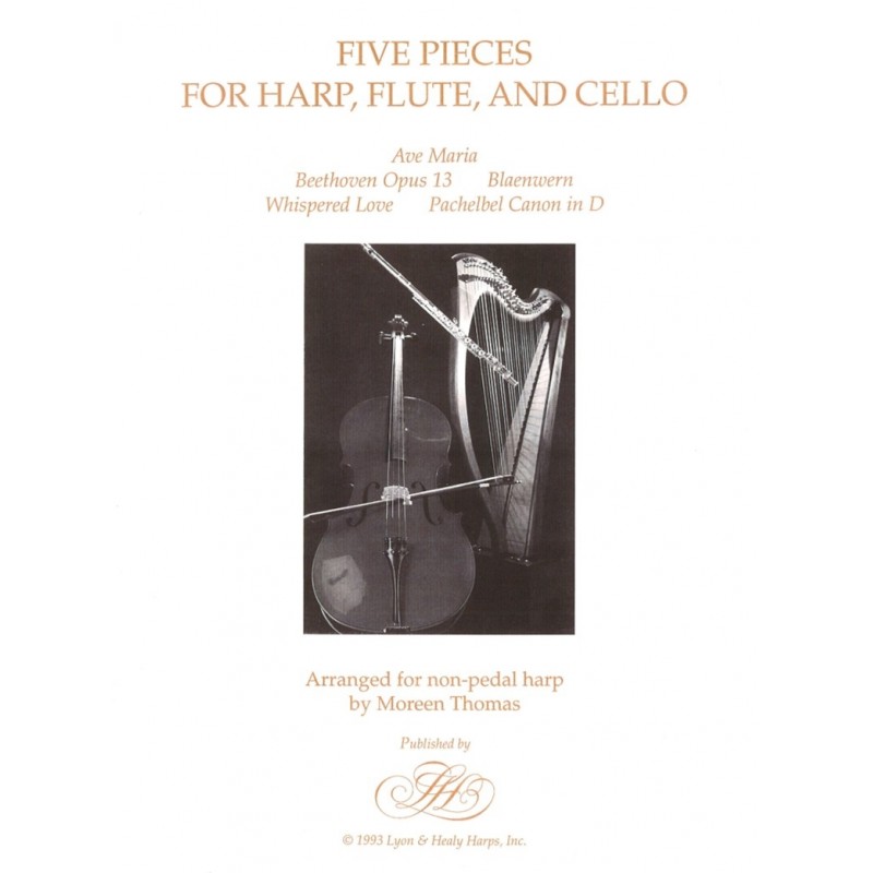 Moreen Thomas, Five Pieces for Harp, Flute and Cello