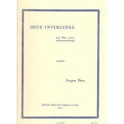 Jacques Ibert, Deux Interludes