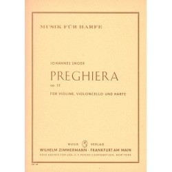 Johannes Snoer, Preghiera, Op. 35