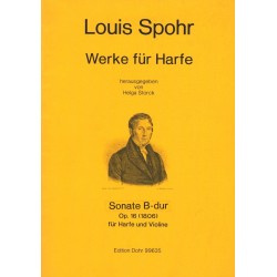 Louis Spohr, Werke für Harfe, Sonate B-dur