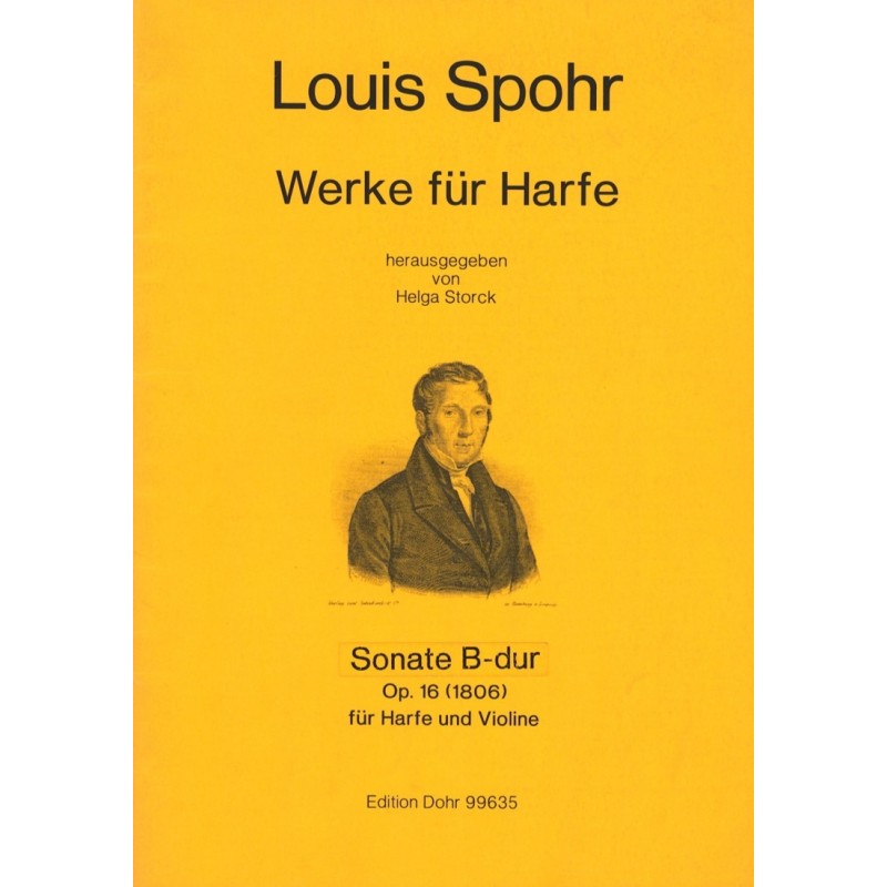 Louis Spohr, Werke für Harfe, Sonate B-dur