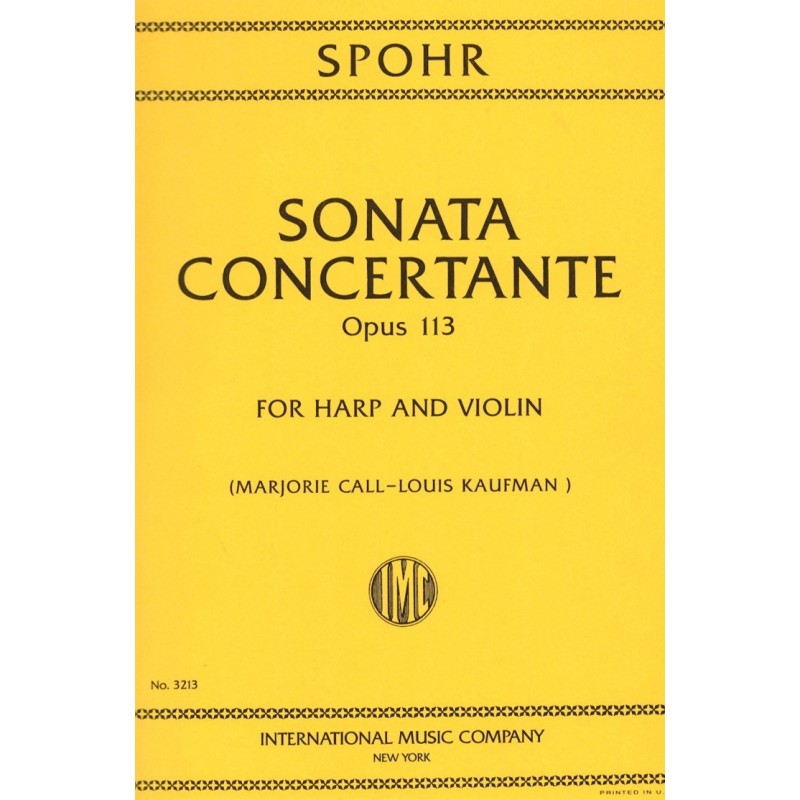 Spohr, Sonata Concertante, Op. 113
