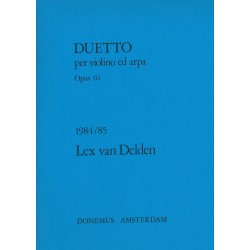 Lex van Delden, Duetto per violino ed arpa, Opus 111