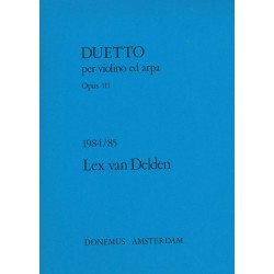 Lex van Delden, Duetto per violino ed arpa, Opus 111