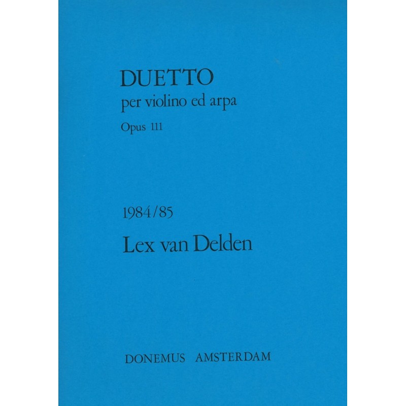 Lex van Delden, Duetto per violino ed arpa, Opus 111