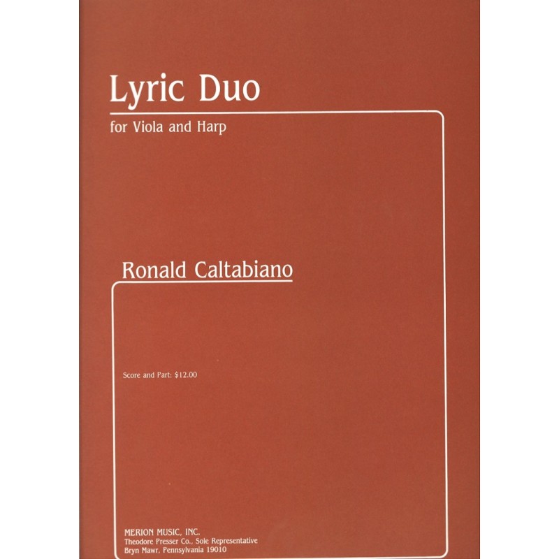 Ronald Caltabiano, Lyric Duo