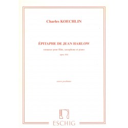 Charles Koechlin, Epitaphe de Jean Harlow, Op. 164