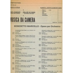 Benedetto Marcello, Opere per Orchestra