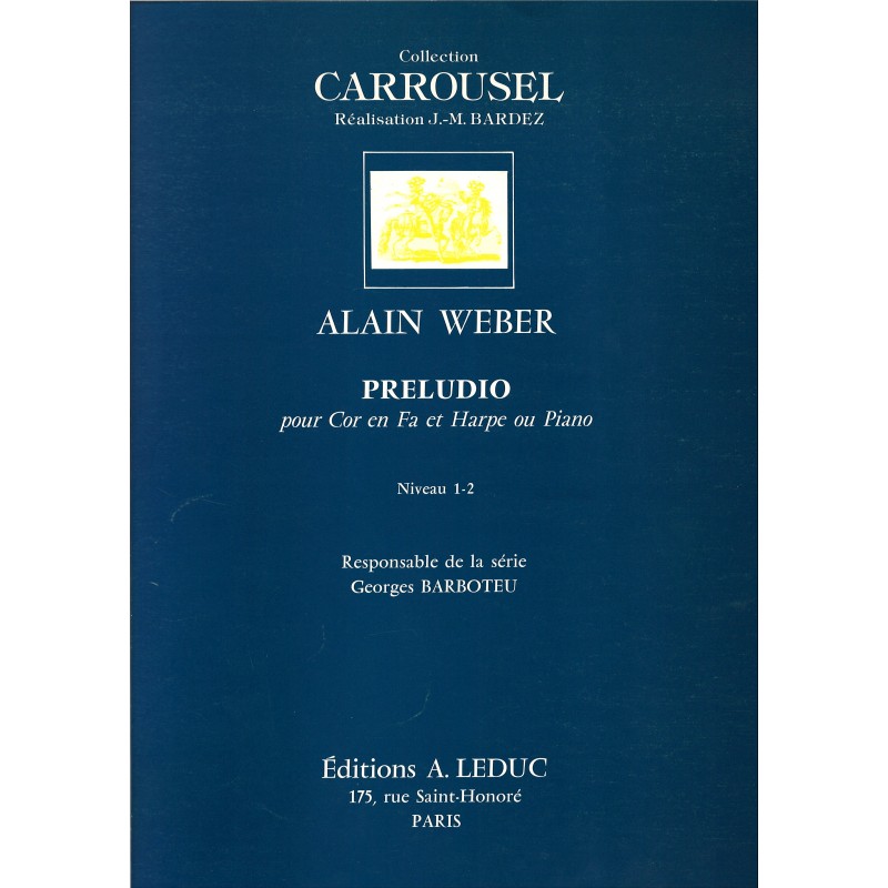 Alain Weber, Preludio