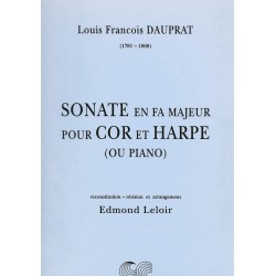 Louis François Dauprat, Sonate en fa majeur pour cor et harpe