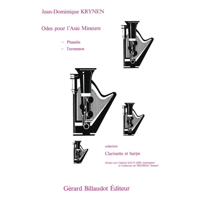 Jean-Dominique Krynen, Odes pour l'Asie Mineure
