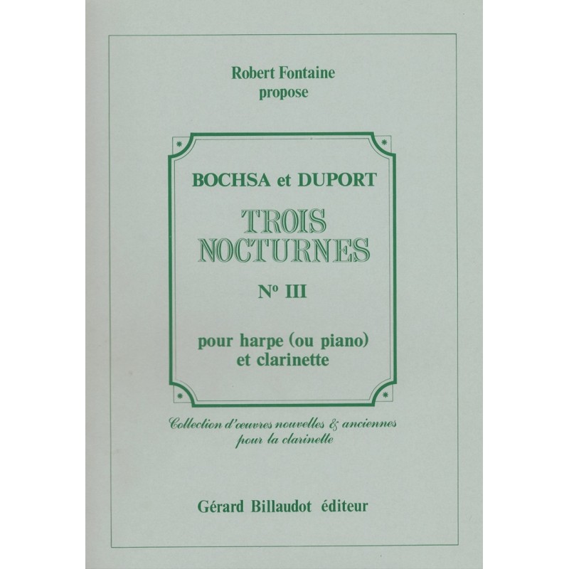 Bochsa et Duport, Trois Nocturnes, No. III