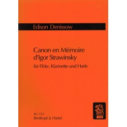 Edison Denissow, Canon en Mémoire d'Igor Strawinsky