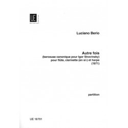 Luciano Berio, Autre fois (berceuse canonique pour Igor Stravinsky)