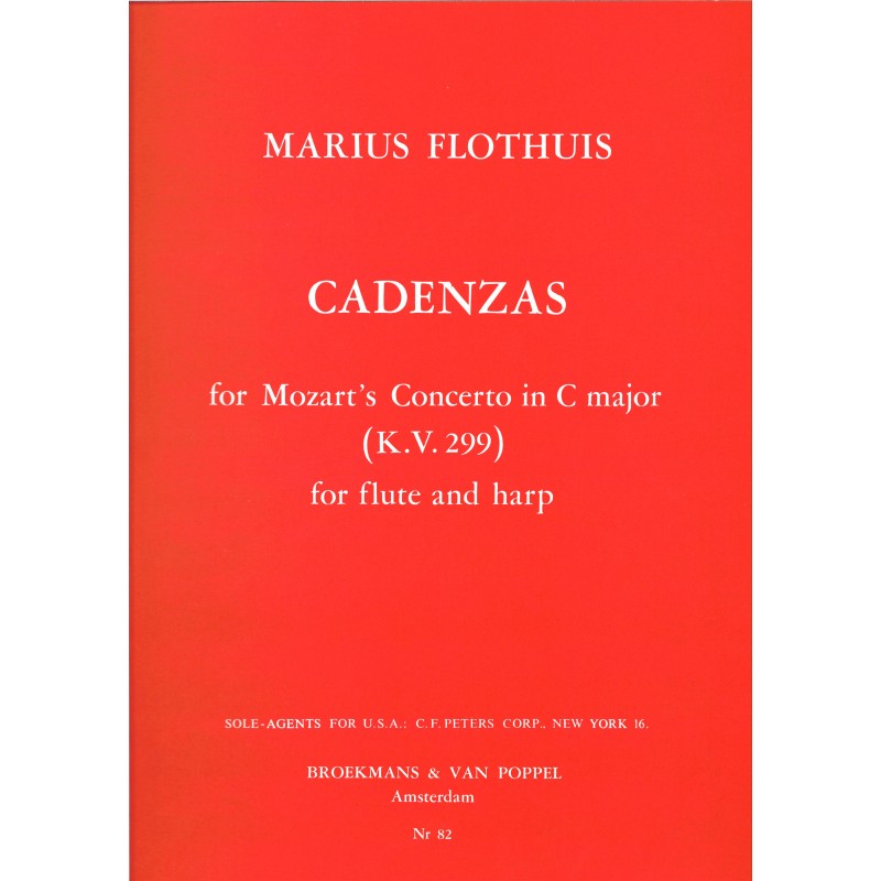 Marius Flothuis, Cadenzas for Mozart's Concerto in C major