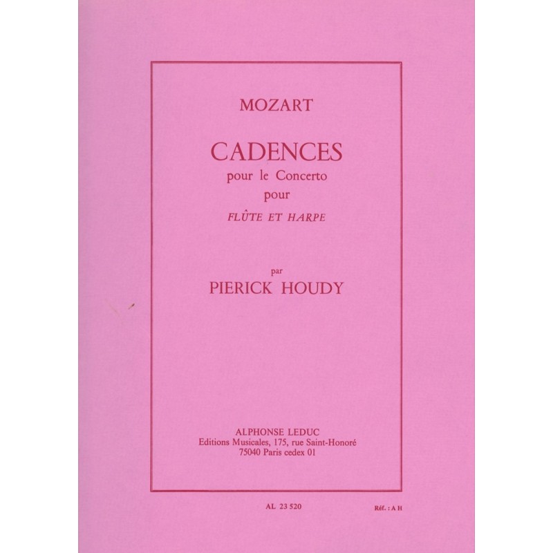 Mozart, Cadences pour le Concerto