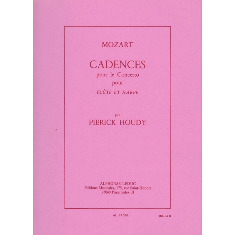 Mozart, Cadences pour le Concerto