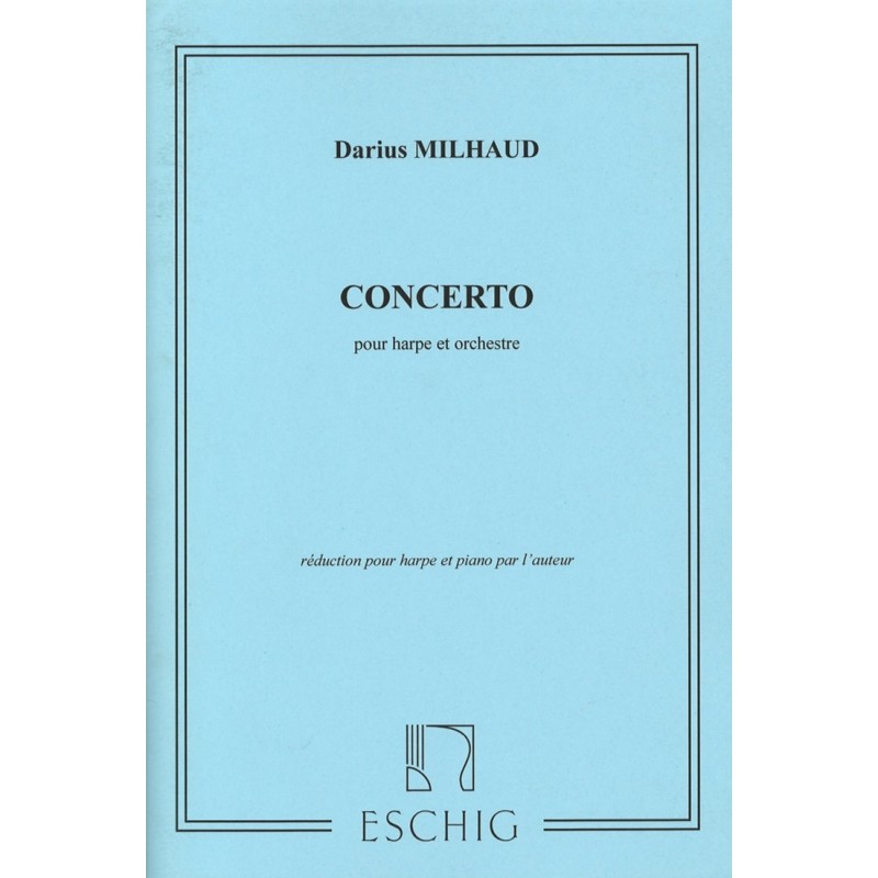 Darius Milhaud, Concerto pour harpe et orchestre