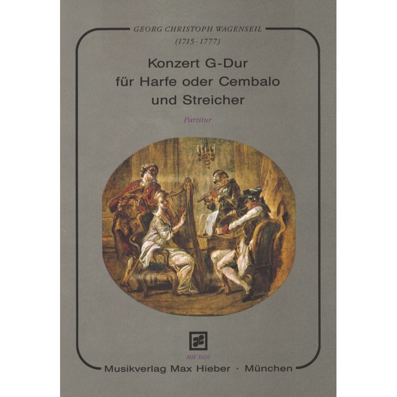 Georg Christoph Wagenseil, Konzer G-Dur für Harfe oder Cembalo und Streicher