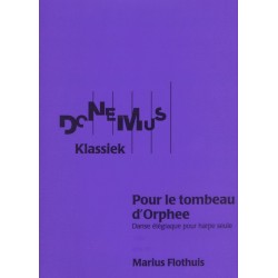 Marius Flothuis, Pour le tombeau d'Orphée, Op. 37