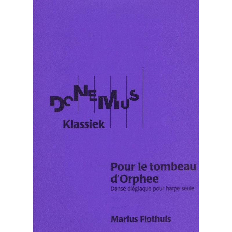 Marius Flothuis, Pour le tombeau d'Orphée, Op. 37