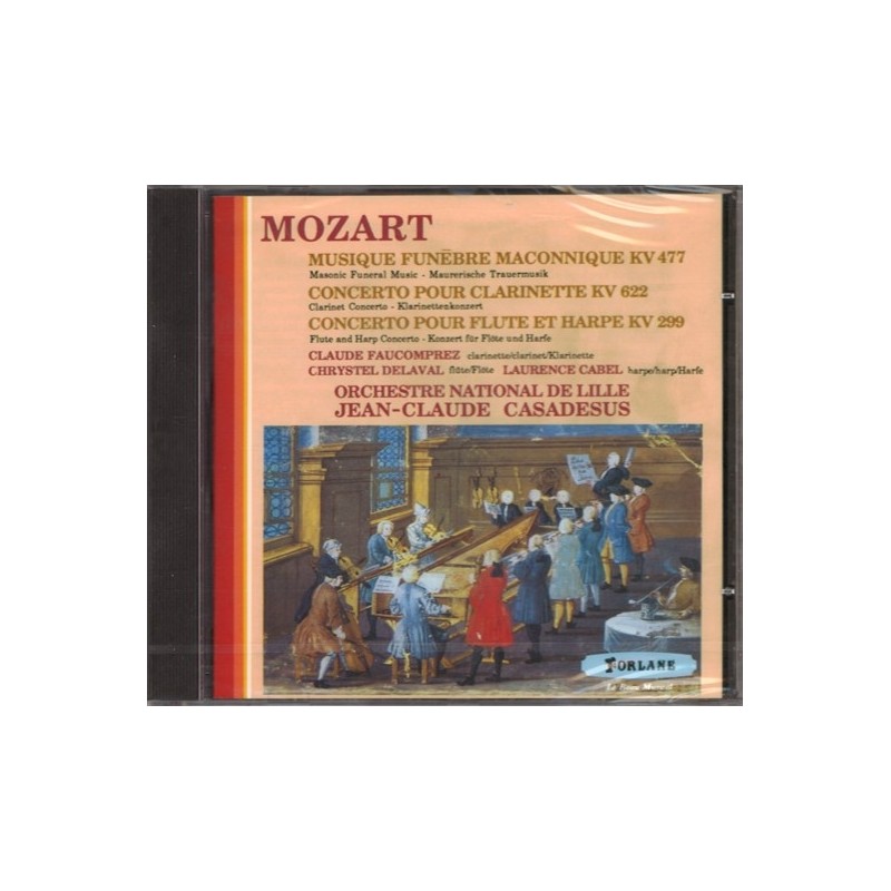 Mozart, Musique funèbre maçonnique et concerto