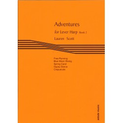 Lauren Scott, Adventures For Lever Hrp Book 2