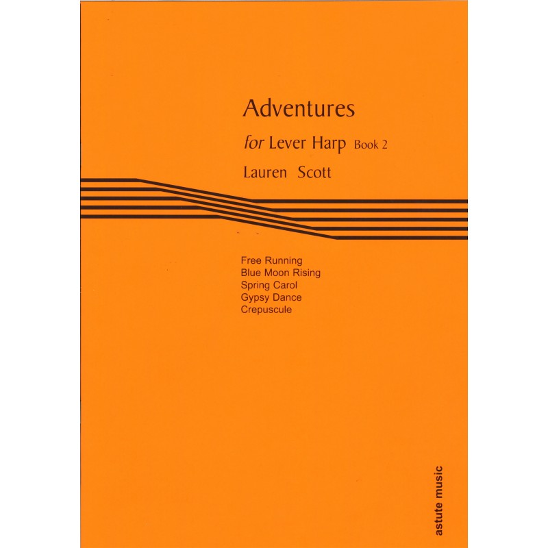 Lauren Scott, Adventures For Lever Hrp Book 2