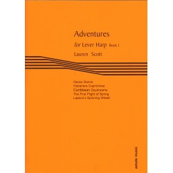 Lauren Scott, Adventures For Lever Harp Book 1