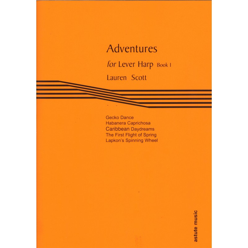 Lauren Scott, Adventures For Lever Harp Book 1