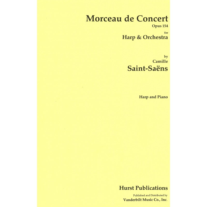 Camille Saint-Saëns / Morceau de Concert - Opus 154 pour Harpe et Orchestre