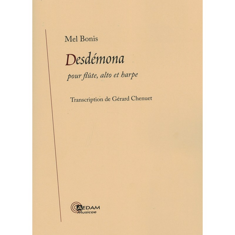Mel Bonis - Desdémona pour flûte, alto et harpe