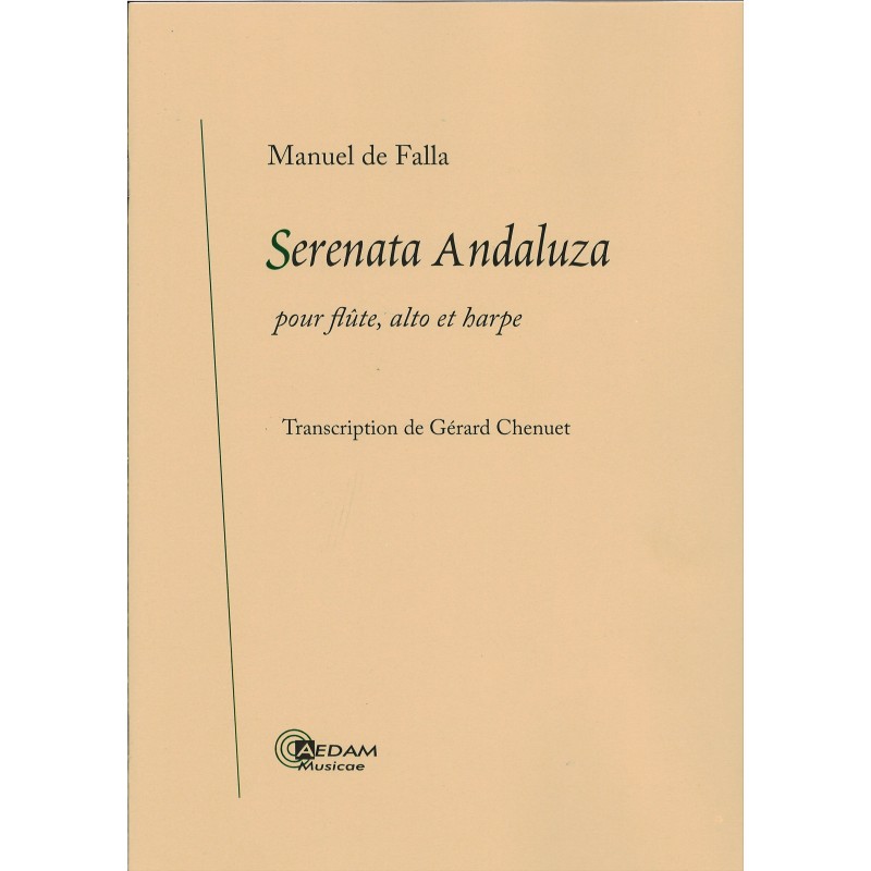 Manuel de Falla - Serenata Andaluza pour flûte, alto et harpe