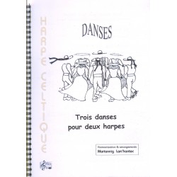 Trois Danses pour deux harpes - Mariannig Larc'hantec