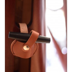 Porte clé en cuir pour clé standard Lyon&Healy