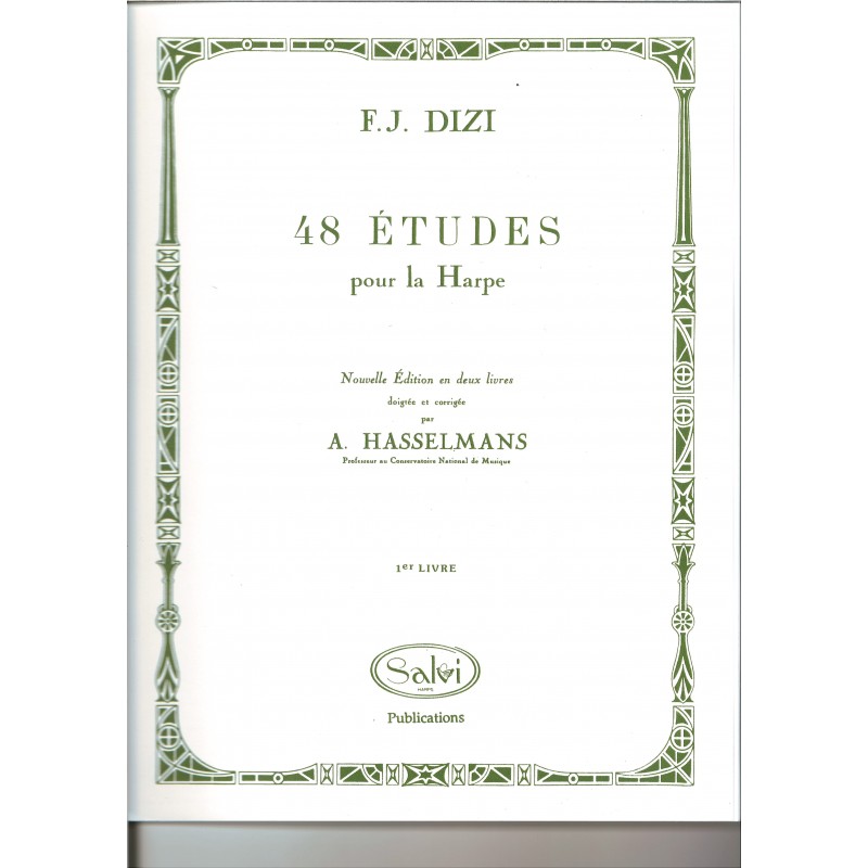 François-Joseph Dizi, 48 études pour la harpe, livre 1
