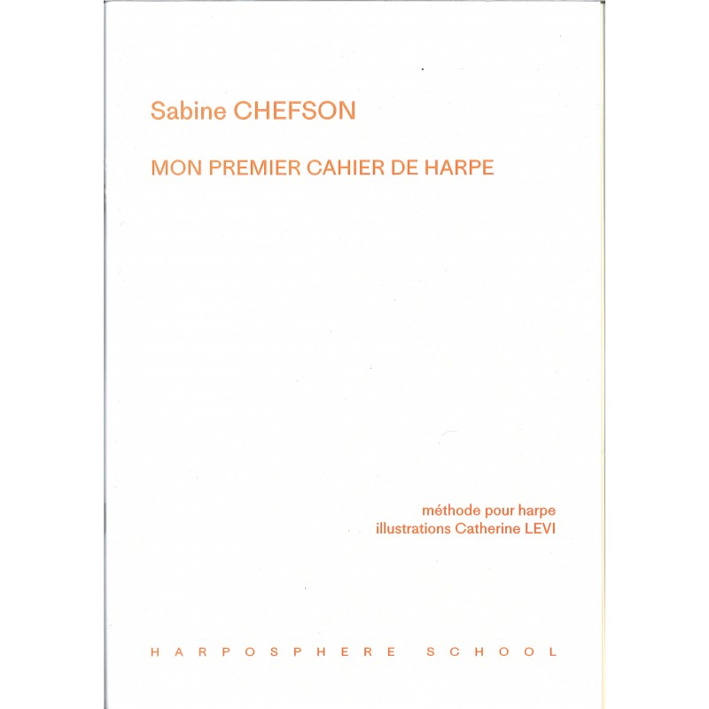 Sabine Chefson, Mon premier cahier de harpe