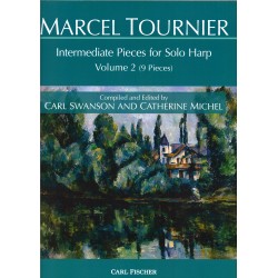 Marcel Tournier, Intermediate Pieces for Solo Harp, Volume 2 (9 Pieces) Compiled and Edited by Carl Swanson and Catherine Michel
