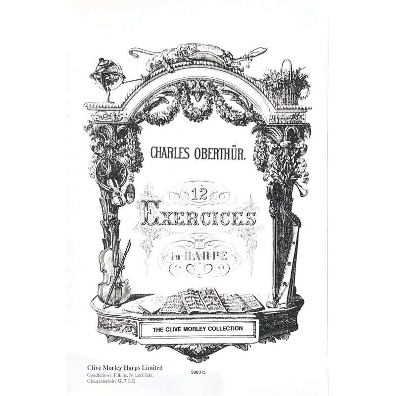 Charles Oberthür, 12 Exercices pour la harpe