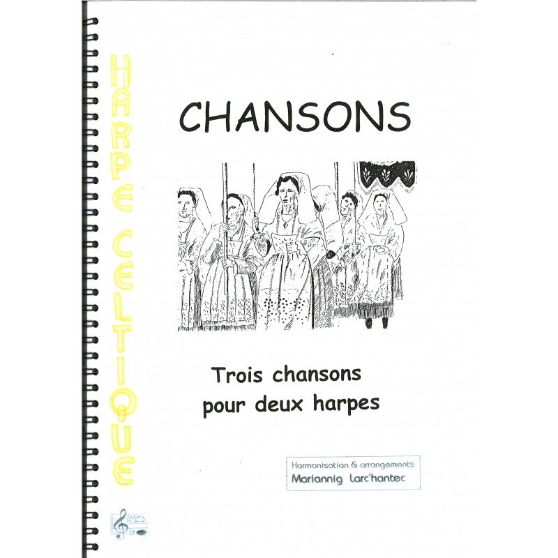 Mariannig Larc'hantec, Trois chansons pour deux harpes Mariannig Larc'hantec, Trois chansons pour deux harpes