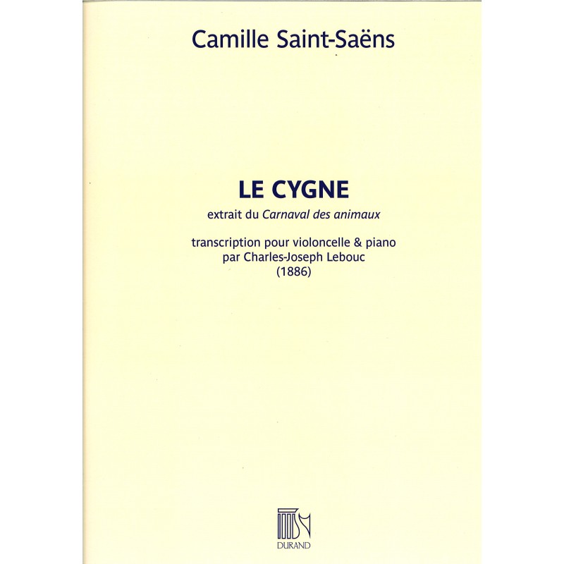 Camille Saint-Saëns, Le Cygne, extrait du "Carnaval des animaux"