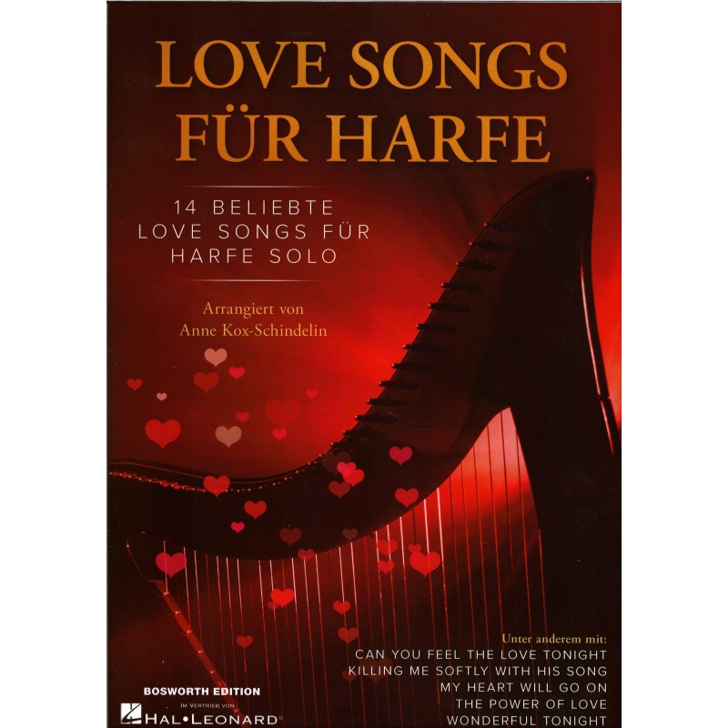 Anne Kox-Schindelin, Love Songs für harfe