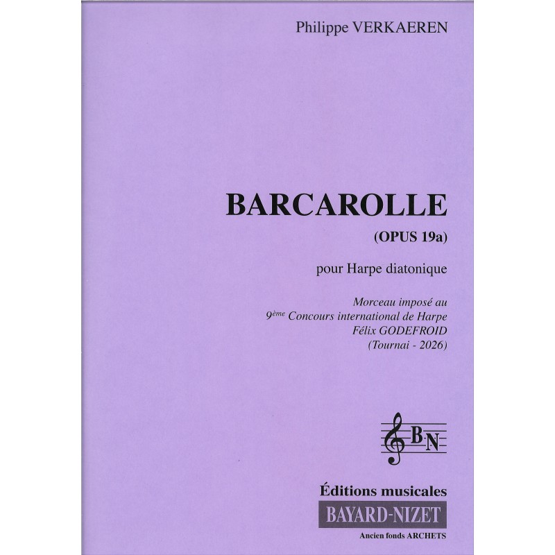 Philippe Verkaeren, Barcarolle opus 19a