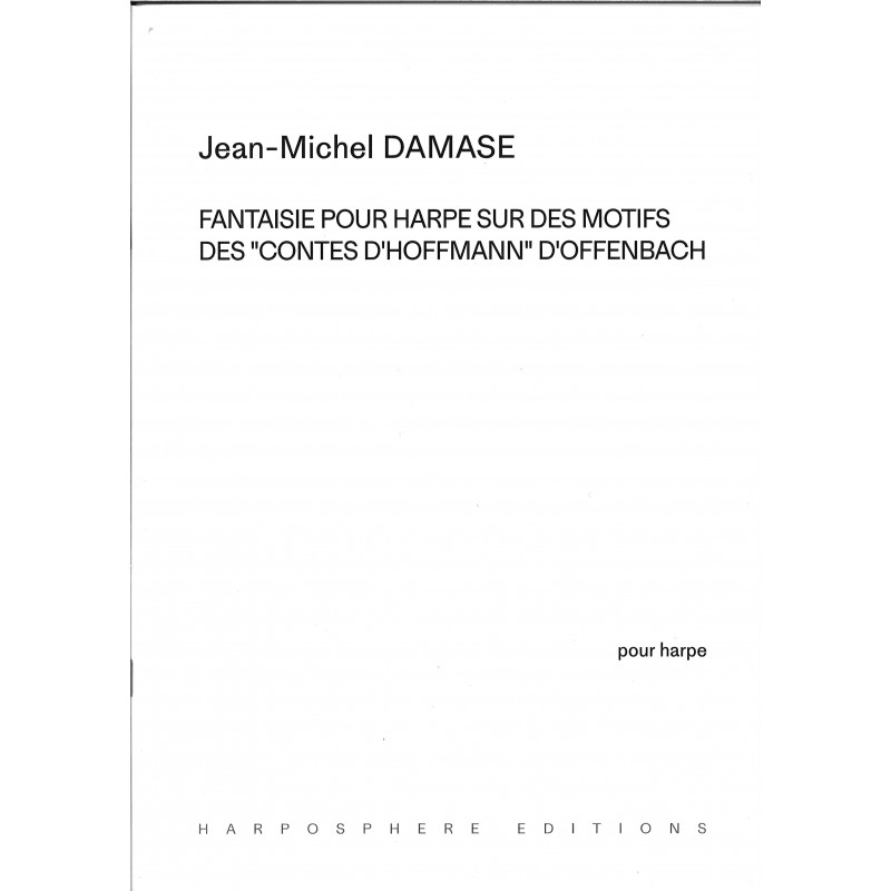 Jean-Michel Damase, Fantaisie pour harpe